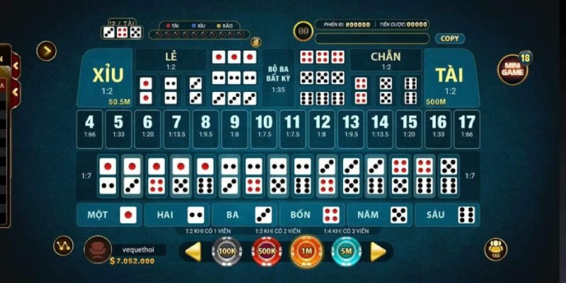 Luật chơi game Tài Xỉu online chuẩn